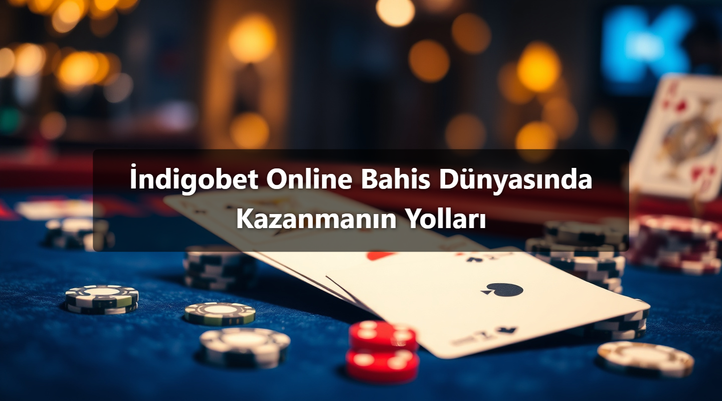İndigobet Online Bahis Dünyasında Kazanmanın Yolları