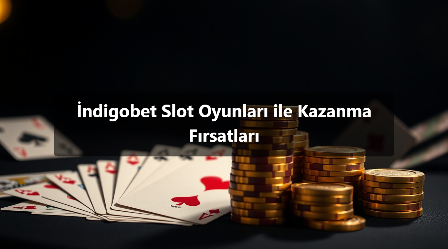 İndigobet Slot Oyunları ile Kazanma Fırsatları